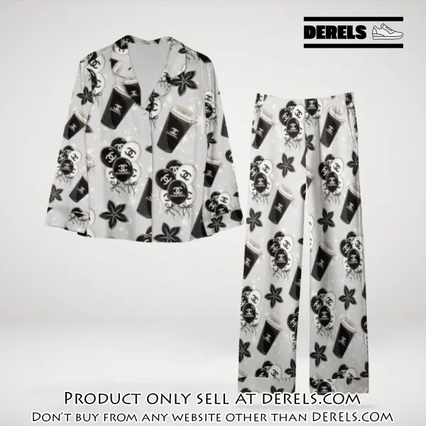 Trending luxury chanel satin pajama set pjs1039 dr3445569